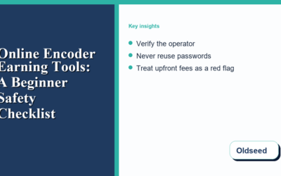 Online Encoder Earning Tools: A Beginner Safety Checklist